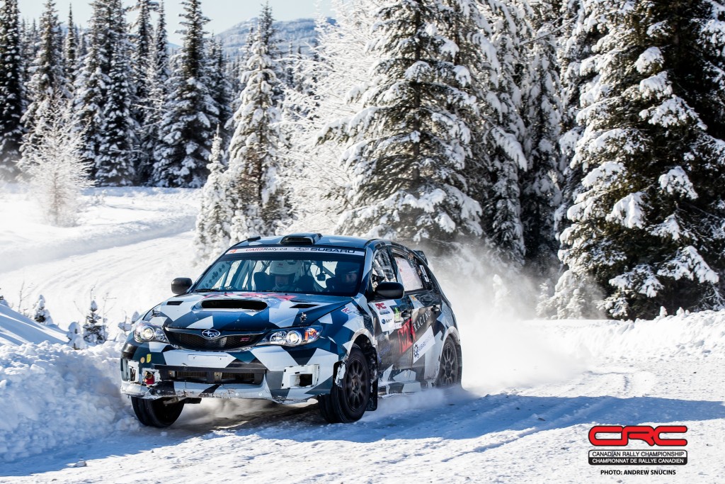 Semenuk dominates at Big White Winter Rally Canadian Rally Championship